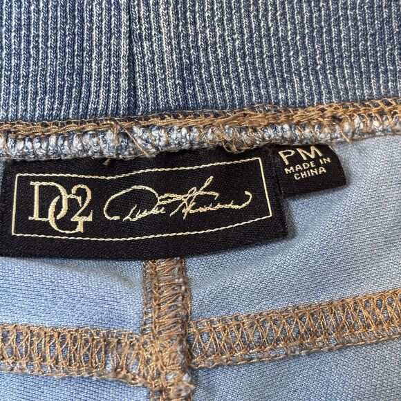 DG2 by Diane Gilman Pull-On Stretch Jeans Women's Slim Straight Elastic Waist PM - Picture 12 of 16